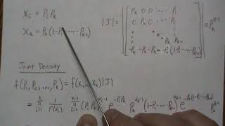 Derivation of the Dirichlet Distribution