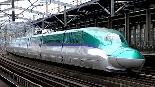 【4K】JR東北・北海道新幹線H5系・E5系、E6系、E3系0番台・1000番台・2000番台、E2系1000番台到着・発車・通過シーン集 那須塩原駅にて 2019.9