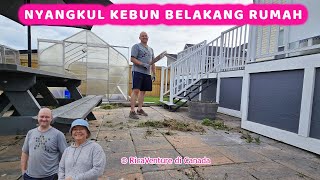 Nyangkul kebun belakang rumah minimalis | Siapin kebun sayur | Kebun mini halaman belakang