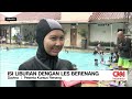 isi liburan dengan les berenang