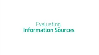 Evaluating Information Sources