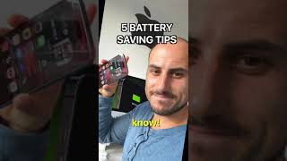 5 iPhone Battery Saving Tips you need!