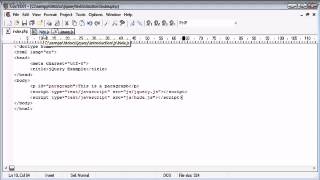 jQuery Tutorial 5 Inline External Scripting