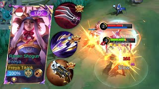 FREYA VS ESMERALDA SPEL VENGEANCE DI EXP LANE! BEST BUILD FREYA TERSAKIT 2024! - Mobile Legends