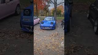 creepy miata Halloween/ spooky miatas car meet