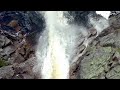 dusanfossen blefjell waterfall dji drone.