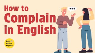 How to complain in English