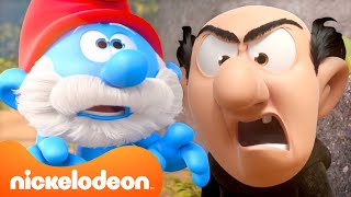 Gargamel Having Beef with the Smurfs 😵‍💫 | Nickelodeon UK