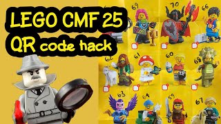 LEGO Minifigures Series 25 QR code hack - it works!