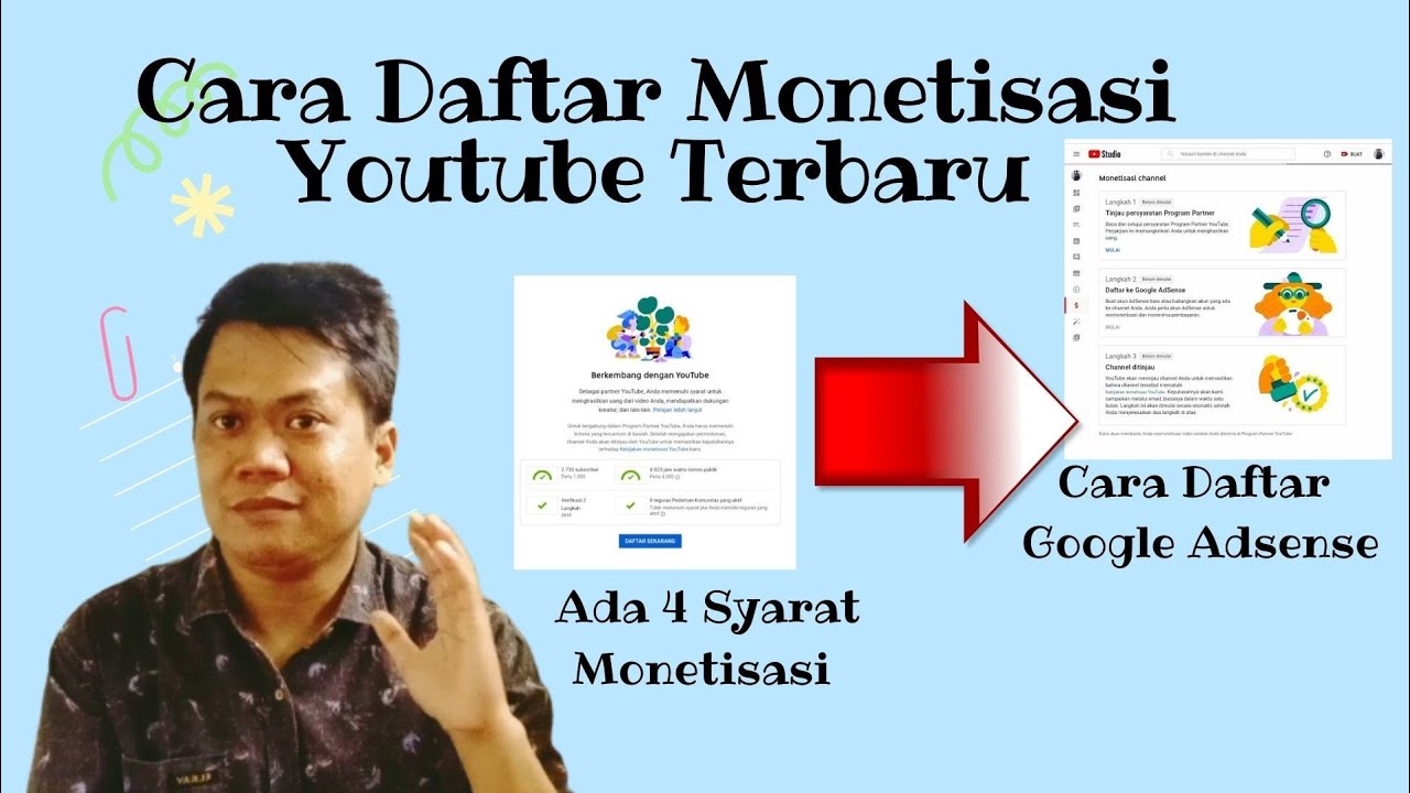 Cara Daftar Monetisasi Youtube 2021 ~ Mudah Dan Cepat - YouTube