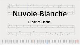 Nuvole Bianche Piano Tutorial - Einaudi (FREE PDF)