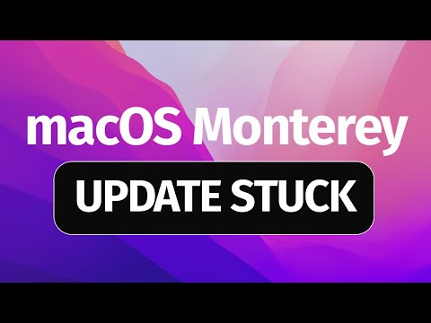 macOS Monterey Update Stuck FIX