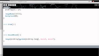 Processing Tutorial: Arrays and Images