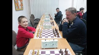 The tense endgame! Chess prodigy Tykhon Cherniaiev(2164) vs. IM Alexander Alexikov(2323). Draw