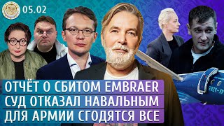 Отчет о сбитом Embraer, Суд отказал Навальным, Для армии сгодятся все. Мартынов, Орлуша