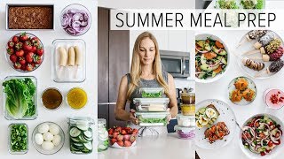 MEAL PREP for SUMMER | light & fresh recipes + PDF guide