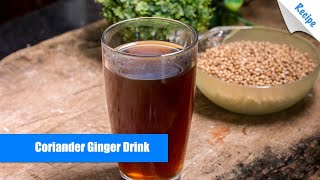 Healthy Coriander and Ginger Drink Recipe - English