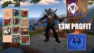 Solo Static Dive l Iron-Clad Staff l Albion Online l 13m profit 3hours