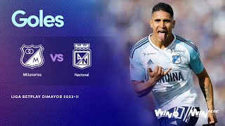 Millonarios vs. Nacional (goles) | Liga BetPlay Dimayor 2023- 2 | Fecha 8