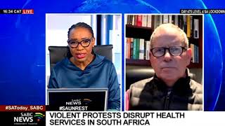 Impact of violence and looting on healthcare: Peter Wharton-Hood