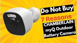 The Truth About CHAMBERLAIN myQ Outdoor Battery Camera 😬 Brutal Review