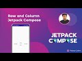 row and column in jetpack compose | Linear layout jetpack compose