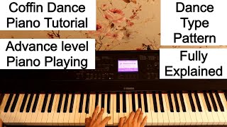 Astronomia - Coffin Dance Piano Tutorial Both Hands Advance Piano Lesson #181