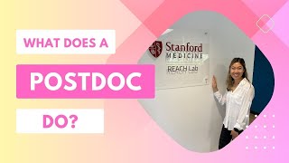 What is a Postdoc? - Goals of a Stanford Postdoctoral Researcher