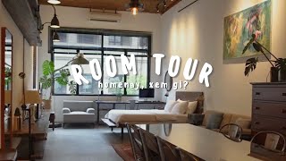 [Room tour ] Căn hộ studio 40m2 phong cách Industrial tại trung tâm quận 1: full nội thất tiện nghi