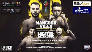 Boxe - Titolo Internazionale IBO - Nicola Mancosu-Sergio Villa - La Conferenza Stampa