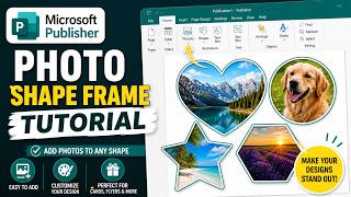 Microsoft Publisher Photo Shape Frame Tutorial