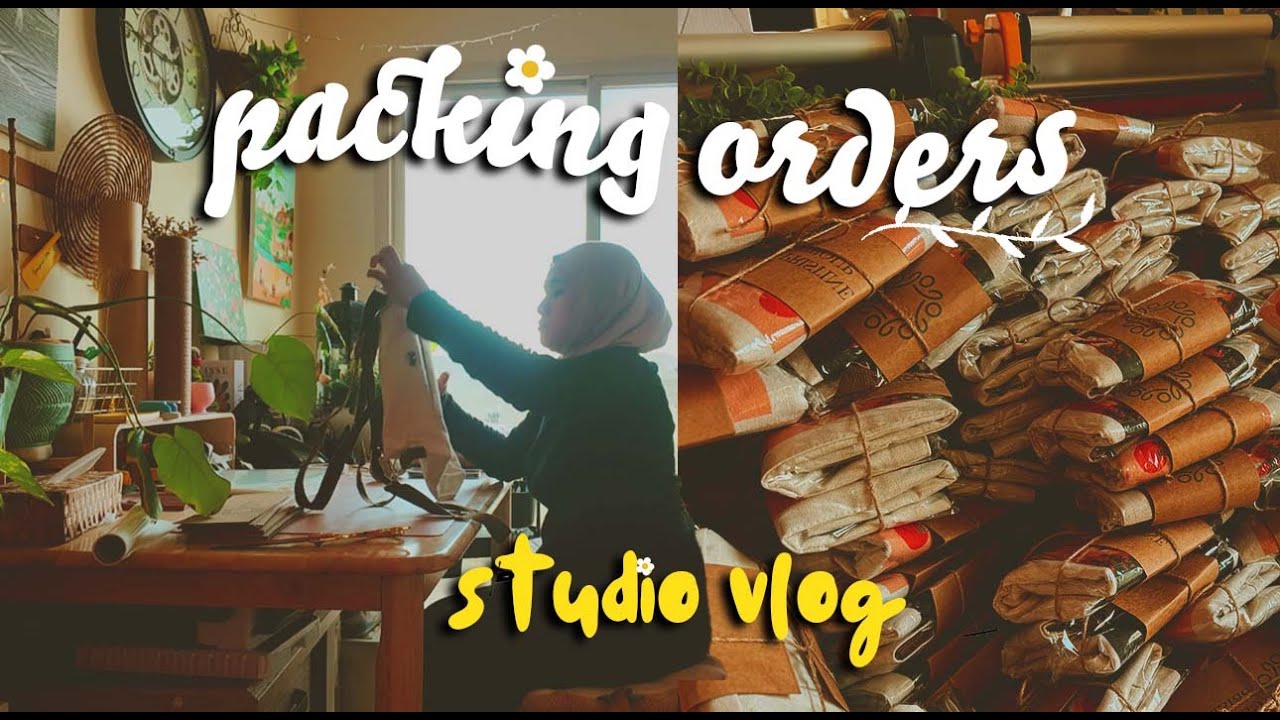 Studio Vlog Pack Orders With Me Cozy Vlogs Sublimation Bags