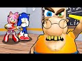 SONIC VS TEAM SCHOOL ESCAPE IN ROBLOX