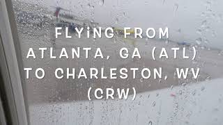 Flying to Yeager Airport (CRW) in Charleston, WV, the smallest and most scariest airport in the U.S.