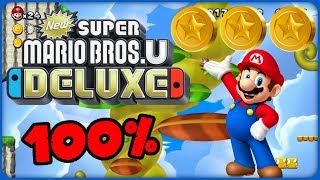 3-S Skyward Stalk ❤️ New Super Mario Bros. U Deluxe ❤️ 100% All Star Coins