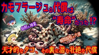 【ゆっくり解説】タコのカモフラージュは禁術だった！？ 神業の裏に潜む壮絶な代償は寿命