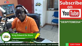 AKOKO ABON ON HELLO101.5FM (18/01/2025) WITH KING EDWARD DE SLAVE