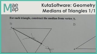 KutaSoftware: Geometry- Medians Of Triangles