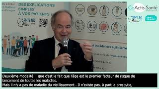 Les trois modalités de l'avancée en âge, Pr Claude Jeandel - Plénière CoActis Santé