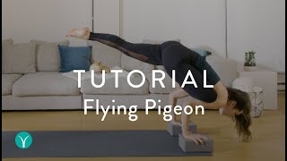 How to do Flying Pigeon Pose (Arm Balance) | YOGA ASANA TUTORIAL