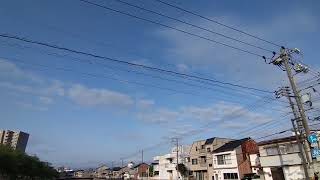 ウェザーリポート動画0604「雲がチラホラ」@鳥取市　6時25分頃