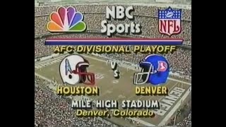 1987 AFC Divisional - Oilers vs. Broncos