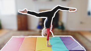 Acro Tricks for beginner to intermediate levels || Fun beginner acro tricks! Doing Gymnastics!