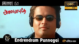 Endrendrum Punnagai Alaipayuthey Video Song 1080P Ultra HD 5 1 Dolby Atmos Dts Audio
