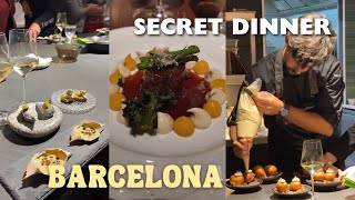 Barcelona’s Secret Dining Experience | 12 Courses + 8 Cocktails & No Address