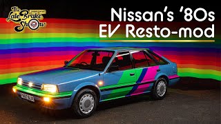 EV swapped Japanese classic '80s Nissan Bluebird