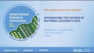 Introducing the System of National Accounts 2025