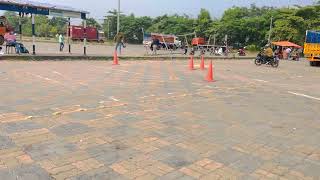 Two wheeler /bike driving test at santragachi bus terminal: HOWRAH RTO