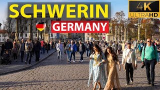 Schwerin 🇩🇪 | Mecklenburg-Vorpommern | Germany | Walking tour (36 min) | 4K