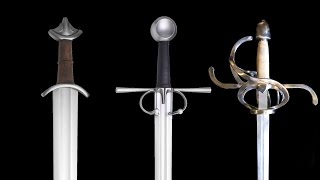 Evolution of swords through the middle ages